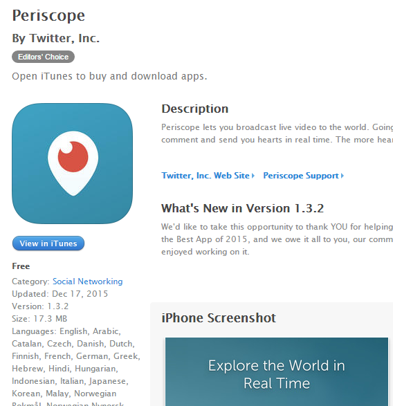     Periscope.    